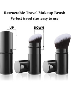 Brocha de Maquillaje Retráctil Falliny - 2 Paquete Kabuki 2