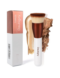 Brocha de Maquillaje Daubigny 3.4 cm Premium Blanca