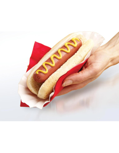 Tostadora de Hot Dogs Nostalgia 2 Ranuras 650W Rojo