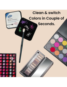 Esponja Limpiadora de Brochas Alazco 10,8x10,2 cm Reutilizable 2