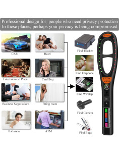 Escáner de Privacidad KAXYUYA L77 para Detección Oculta 2