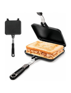 Horno de Sándwich Caliente Cididu - Sartén Antiadherente Doble Cara