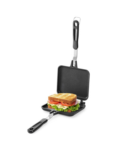 Horno de Sándwich Caliente Cididu - Sartén Antiadherente Doble Cara