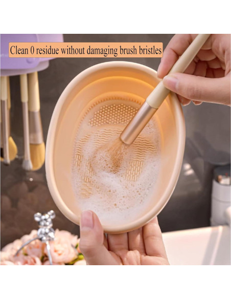 Alfombrilla Limpiadora de Brochas GOLIKEE 3 en 1 Silicona