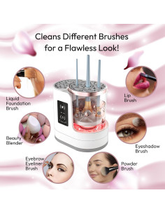 Limpiadora de Brochas Eléctrica LayLa Mae 3 en 1 2