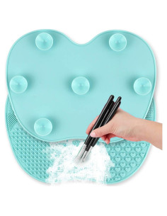 Alfombrilla de Limpieza de Brochas Ranphykx Verde 22,5x17cm