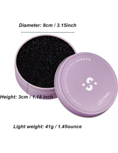 Paquete de 2 Esponjas Limpiadoras TYSSLEY para Brochas 2