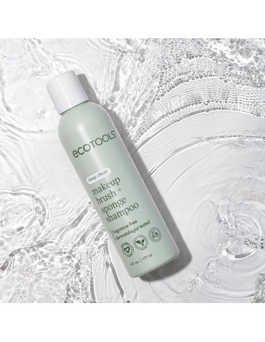 Champú para Brochas EcoTools 236 ml, Vegano y Sin Fragancia