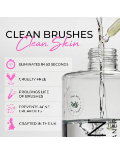 Limpiador Profesional de Brochas ISOCLEAN 118 ml Vegano 2