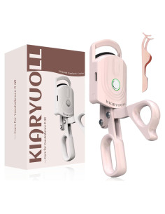 Rizador de Pestañas Calentado KIARYUOLL Rosa USB 3 Modos