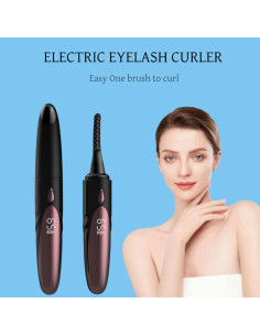 Rizador de Pestañas Eléctrico GUIZREN Recargable LED 8s 2