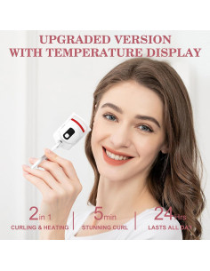 Rizador de Pestañas Calentado LICNIA con Pantalla LCD 3 Modos 2