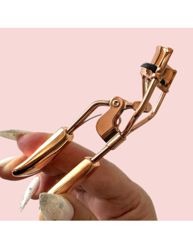 Rizador de Pestañas Profesional ALAZCO Oro Rosa x2