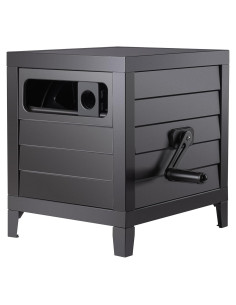 Caja de Manguera de Jardín AQUAZILLA 150 pies Metal Marrón