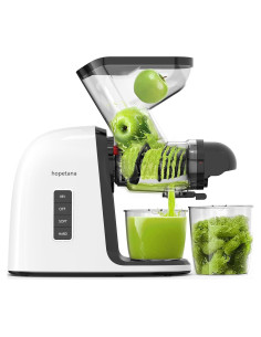 Extractor de Jugo HOPETANA JS3105 Prensa Fría 550ml Blanco