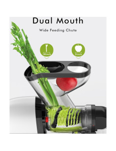 Extractor de Jugo HOPETANA JS3105 Prensa Fría 550ml Blanco 2