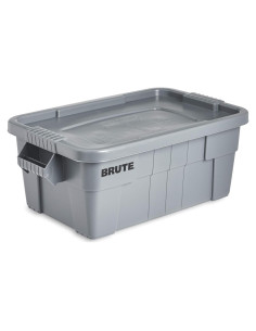 Contenedor de Almacenamiento Rubbermaid BRUTE 53L Gris