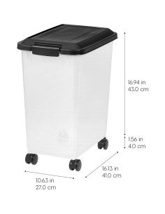 Contenedor de Almacenamiento de Comida para Mascotas IRIS USA 30 lbs 2