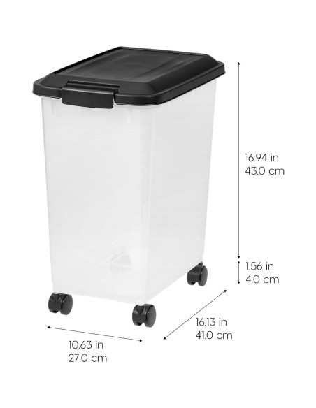 Contenedor de Almacenamiento de Comida para Mascotas IRIS USA 30 lbs