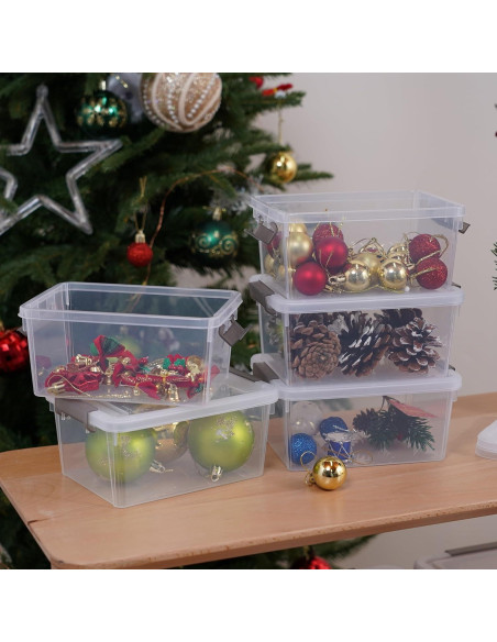 Cajas de Almacenamiento Apilables Citylife 10 PCS 1.23 L