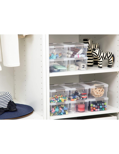 Cajas de Almacenamiento Apilables Citylife 10 PCS 1.23 L