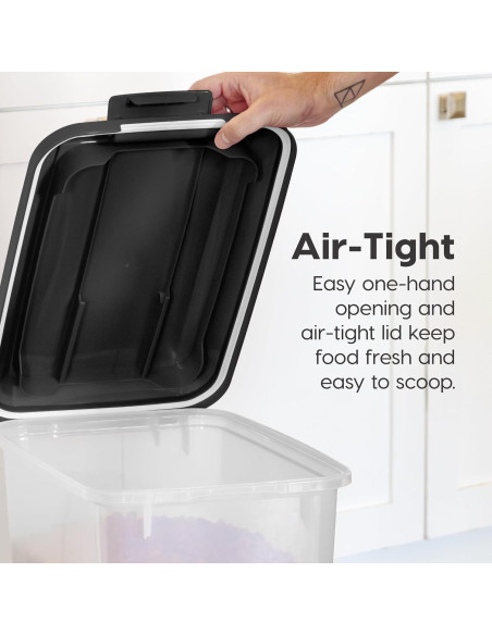 Contenedor de Almacenamiento de Comida para Mascotas IRIS USA 30 lbs