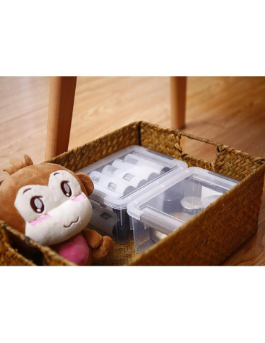 Cajas de Almacenamiento Apilables Citylife 10 PCS 1.23 L