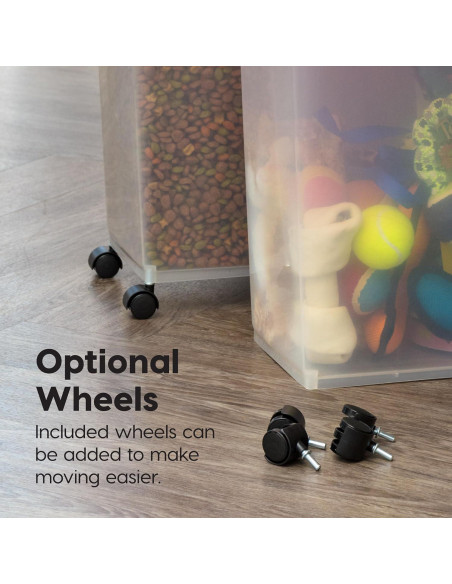 Contenedor de Almacenamiento de Comida para Mascotas IRIS USA 30 lbs