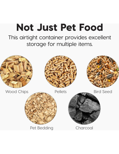 Contenedor de Almacenamiento de Comida IRIS USA 18,14 kg Hermético