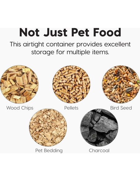 Contenedor de Almacenamiento de Comida IRIS USA 18,14 kg Hermético