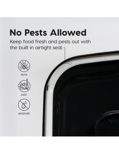 Contenedor de Almacenamiento de Comida IRIS USA 18,14 kg Hermético