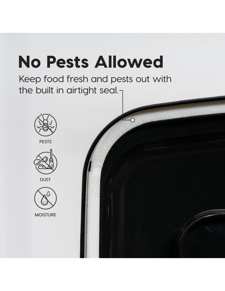 Contenedor de Almacenamiento de Comida IRIS USA 18,14 kg Hermético