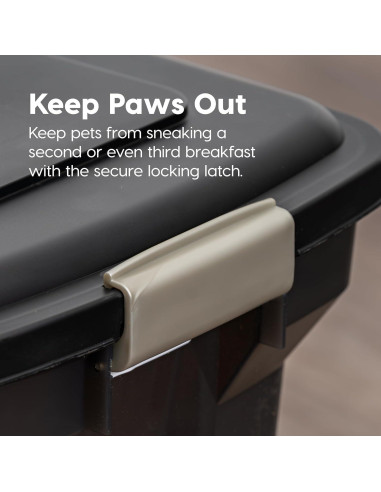 Contenedor de Almacenamiento de Comida IRIS USA 18,14 kg Hermético