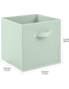 Cajas de Almacenamiento Stero 6 Pack Tela Multicolor 27 cm 2