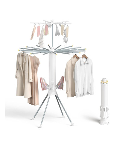 Estante Plegable para Secar Ropa GBEER 3 Niveles 2,04 kg