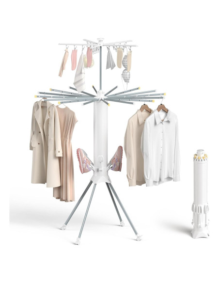 Estante Plegable para Secar Ropa GBEER 3 Niveles 2,04 kg