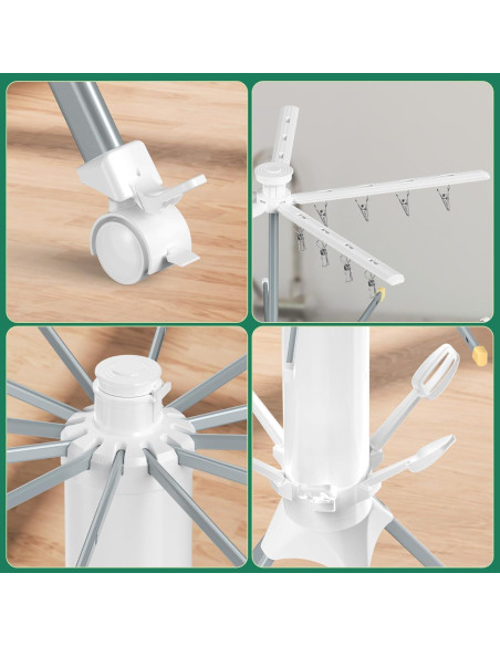 Estante Plegable para Secar Ropa GBEER 3 Niveles 2,04 kg