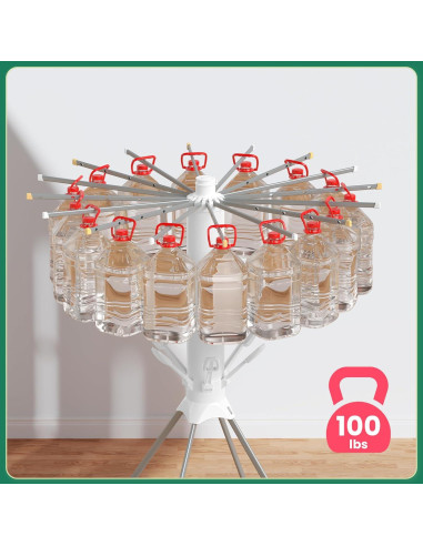 Estante Plegable para Secar Ropa GBEER 3 Niveles 2,04 kg