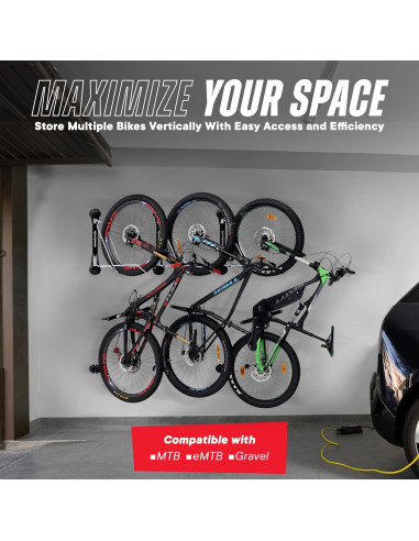 Soporte para Bicicletas Steadyrack MTB Plegable 34.93 kg