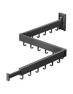 Estante Plegable para Secar Ropa ZdwCyl Gris Oscuro 1.19kg