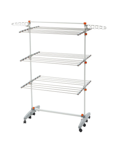 Soporte Plegable Rodante Idee BDP-V23 para Secar Ropa