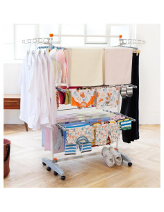 Soporte Plegable Rodante Idee BDP-V23 para Secar Ropa 2