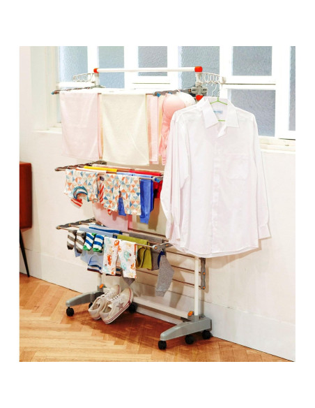 Soporte Plegable Rodante Idee BDP-V23 para Secar Ropa