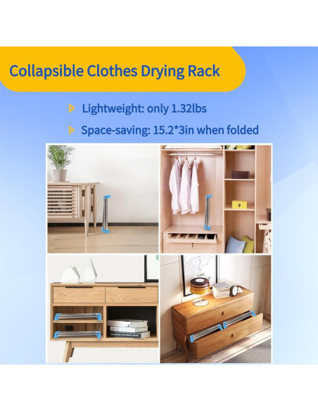 Rack de Secado de Ropa Plegable Lmaray Acero Inoxidable Rack de Secado de Ropa Plegable Lmaray Acero Inoxidable