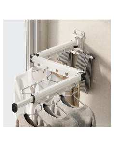 Estante Secar Ropa Plegable CICUFY Blanco 127 cm