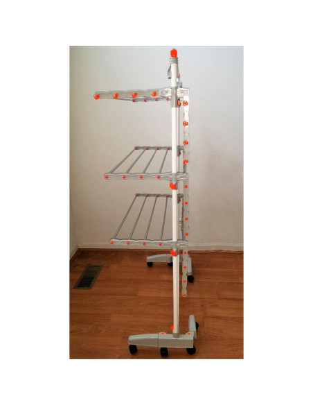 Soporte Plegable Rodante Idee BDP-V23 para Secar Ropa
