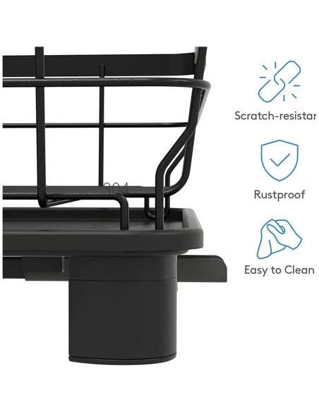 Escurridor de Platos DMTXCRP 2 Niveles Acero Inoxidable