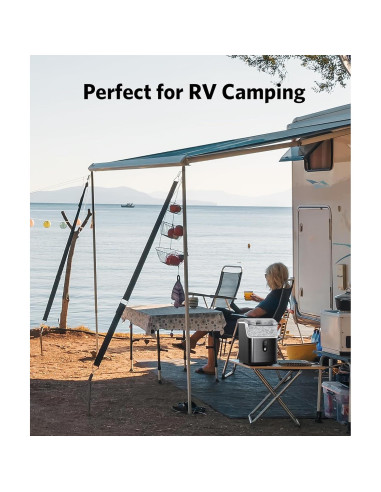 Máquina de Hielo Nugget Kndko 15,42 kg/24H Portátil Negra