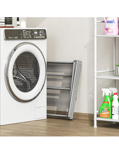 Estante Secar Ropa APEXCHASER 3 Niveles Expandible Gris