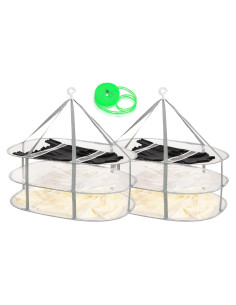 Estante Secador de Ropa Plegable AUTODECO XL 3 Niveles